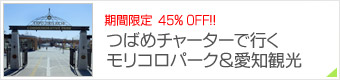 期間限定45%OFFつばめチャーターで行くモリコロパーク＆愛知観光