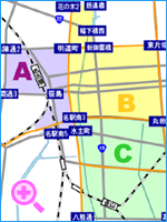 名古屋市中心部～金城ふ頭＿定額エリア