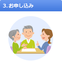 3. お申し込み