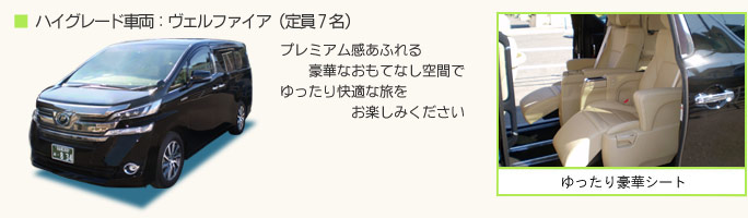 ヴェルファイア(定員7名)