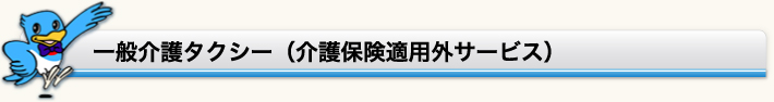 一般介護タクシー（介護保険適用外サービス）